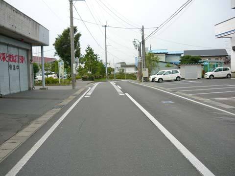 洋野町の大通り