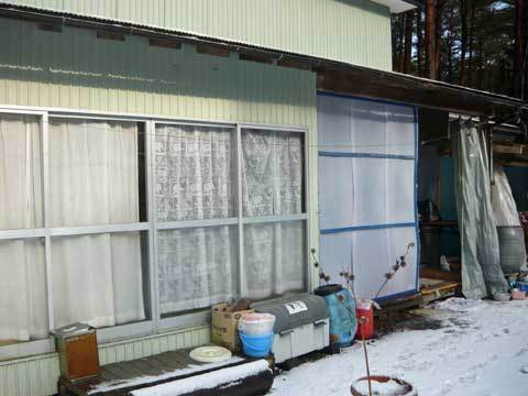 ボルダリング練習場