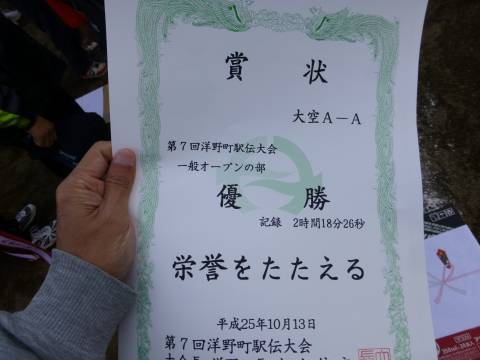 賞状