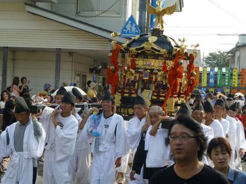 鳴雷神社 渡御行列